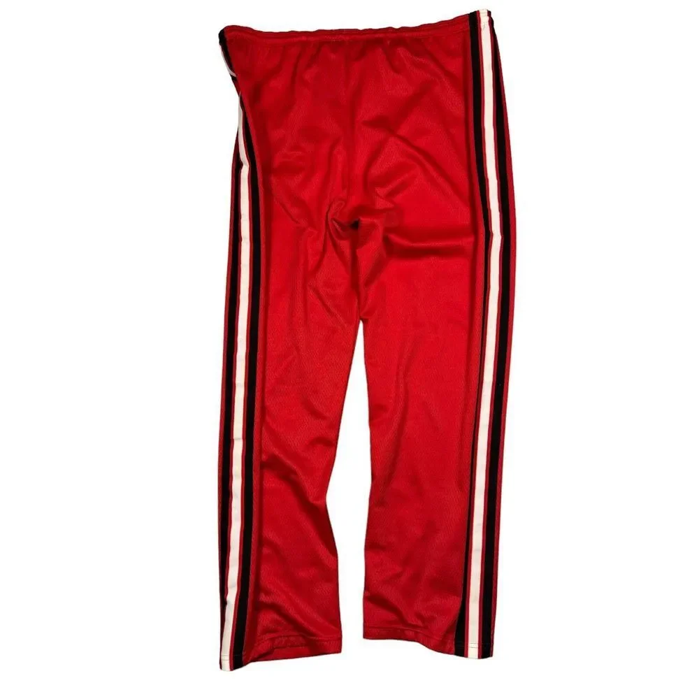 Vintage Nebraska Huskers Track Pants Mens Large Jersey Mesh Basketball Sweatpant